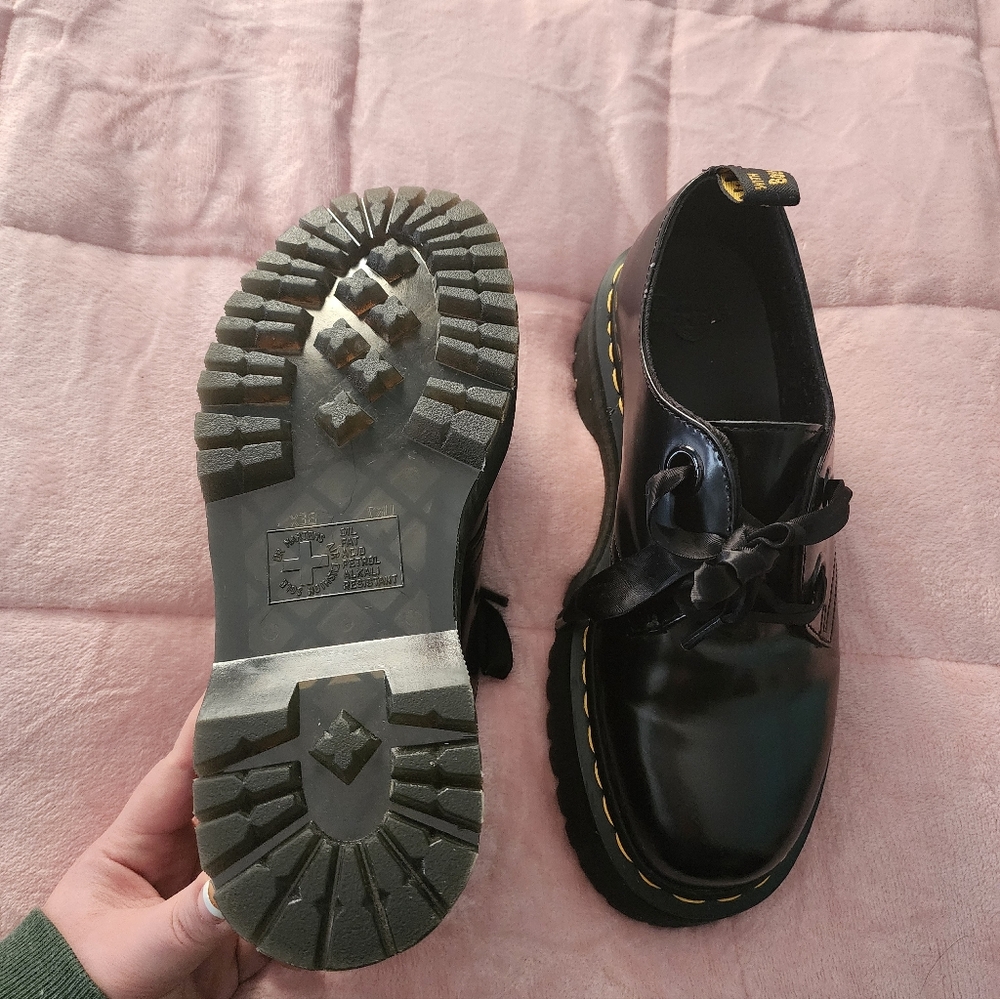 Dr. Martens Black Platform Lace-Up Shoes | Y2K Grunge - Picture 5 of 8